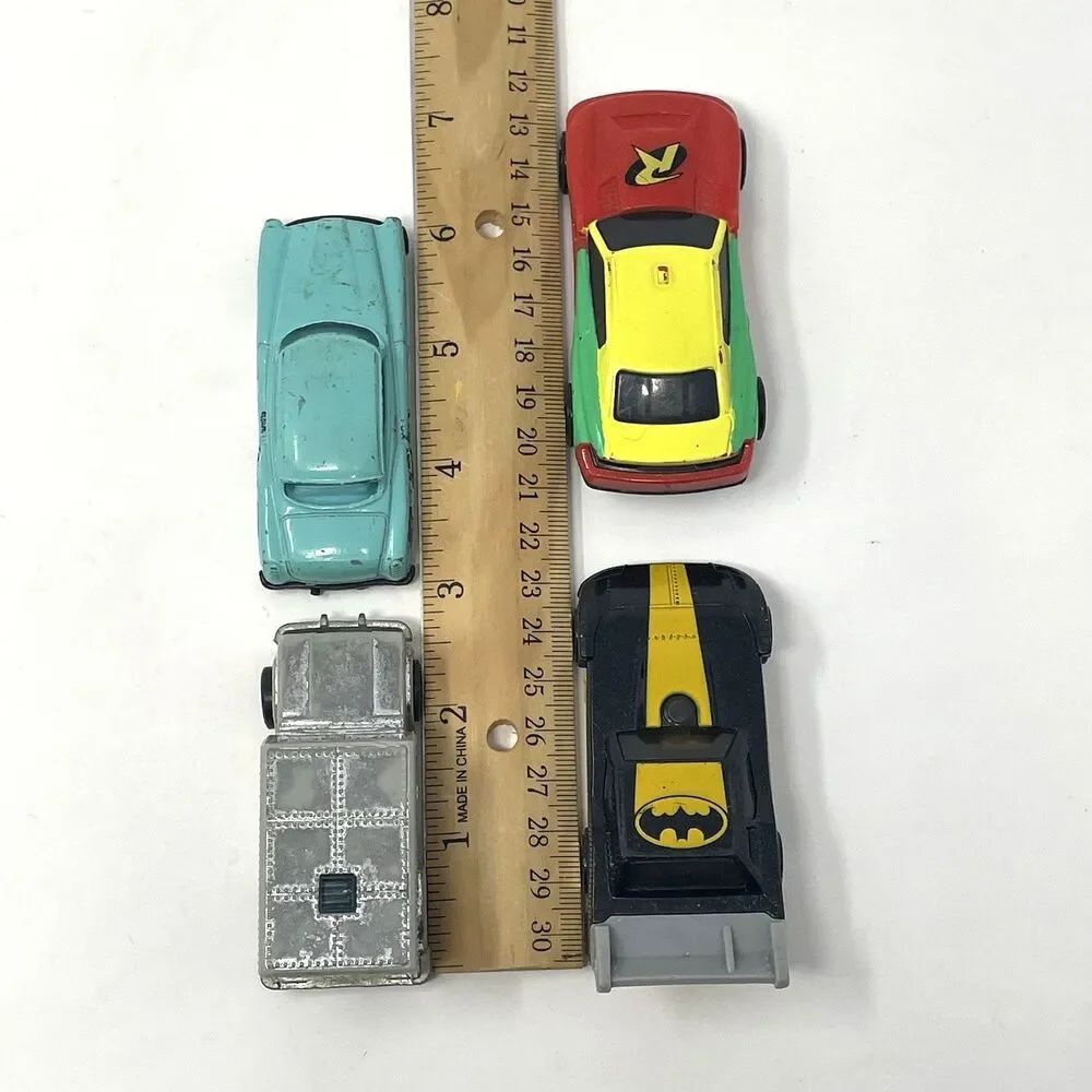 Hot Wheels Batman Diecast Car Lot 4pc DC Comics Batmobile Robin Mr Freeze 1:64‎
